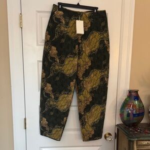 New with tags. Ulla Johnson. Nimes Pant Alpine.  Size 10.